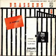 7inch Vinyl Single - Georges Brassens - 5 Le Gorille