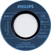 7inch Vinyl Single - Georges Brassens - L'Ancêtre - Rien A Jeter