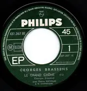 7inch Vinyl Single - Georges Brassens - Le Grand Chêne