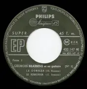 7inch Vinyl Single - Georges Brassens - 5 Le Gorille