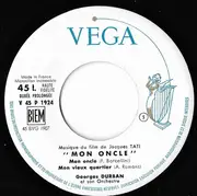 7inch Vinyl Single - Georges Durban Et Son Orchestre - Mon Oncle - Music Du Film De Jacques Tati - EP