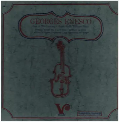 Georges Enesco - One of The Century's Great Violin Virtuosi Plays Handel, Chausson