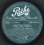 LP - Georges Guétary / Maria Lopez - Le Baron Tzigane / Pour Don Carlos