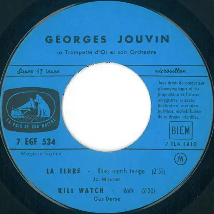 Georges Jouvin, Sa Trompette D'Or Et Son Orchestre - La Terre