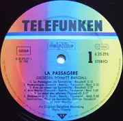 LP - Georges Schmitt Randall - La Passagère
