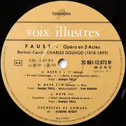 LP - Georges Thill Sings Charles Gounod - Scènes De Faust