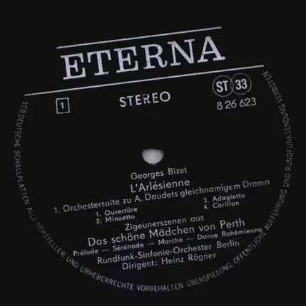 Bizet - L'Arlésienne-Suiten Nr.1 Und Nr.2 / Kinderspiele / Das Schöne Mädchen Von Perth