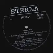 LP - Bizet - L'Arlésienne-Suiten Nr.1 Und Nr.2 / Kinderspiele / Das Schöne Mädchen Von Perth