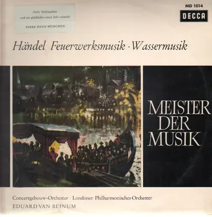Händel - Feuerwerksmusik / Wassermusik (Eduard van Beinum)