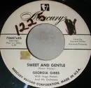 7inch Vinyl Single - Georgia Gibbs With The Hugo Peretti Orchestra - Sweet And Gentle / Blueberries