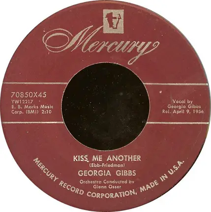 Georgia Gibbs - Kiss Me Another