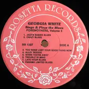 LP - Georgia White - Sings And Plays The Blues