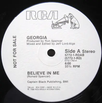 Georgia - Believe In Me
