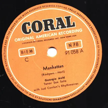 Georgie Auld - Manhattan/ Solitaire