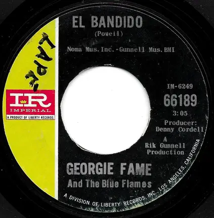 Georgie Fame & The Blue Flames - Get Away / El Bandido