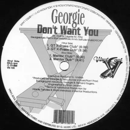 Georgie Porgie - Don't Want You