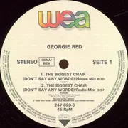 12inch Vinyl Single - Georgie Red - The Biggest Chair (Don't Say Any Words)