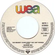 7inch Vinyl Single - Georgie Red - The Biggest Chair (Don't Say Any Words)