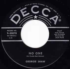 Georgie Shaw - No One / A Faded Summer Love