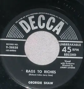 Georgie Shaw - Rags To Riches / Let Me Go, Devil