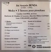 CD - Benda - Medea • Trois Sonates