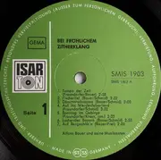 LP - Georg Freundorfer Und Alfons Bauer - Bei Fröhlichem Zitherklang