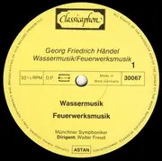 LP - Händel - Wassermusik Feuerwerksmusik