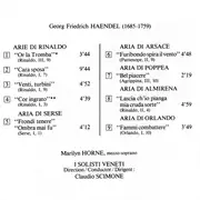 CD - Georg Friedrich Händel - Marilyn Horne , I Solisti Veneti , Claudio Scimone - Airs D'Operas