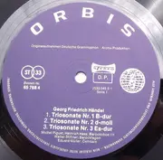 LP - Georg Friedrich Händel - Michel Piguet , Heinrich Haas , Walter Stiftner , Eduard Müller - 6 Triosonaten Für 2 Oboen, Fagott Und Cembalo