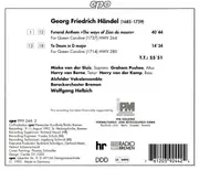 CD - Georg Friedrich Händel - Mieke van der Sluis , Graham Pushee , Harry Van Berne , Harry van der Kamp - Funeral Anthem For Queen Caroline / Caroline Te Deum