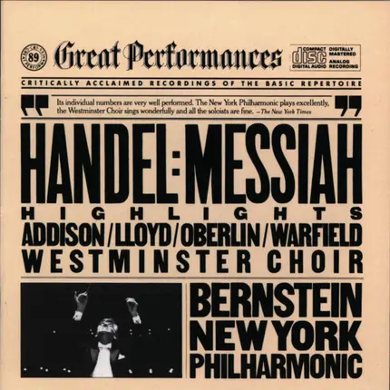 Händel - Messiah Highlights