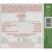 Double CD - Georg Friedrich Händel - Barbara Hannigan • Linda Perillo • Nicola Wemyss • David Cordier • Knut Sc - Gideon (Oratorio In Three Parts)