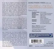 Double CD - Georg Friedrich Händel - Bejun Mehta , Freiburger Barockorchester , René Jacobs - Ombra Cara: Arias Of George Frideric Handel