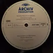 LP - Händel - Music For The Royal Fireworks / Concerto Grosso C-Dur a.o.