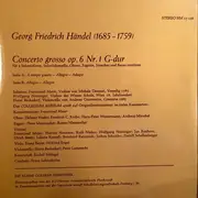 7inch Vinyl Single - Händel - Concerto Grosso Op. 6 Nr.1 G-Dur - Gatefold