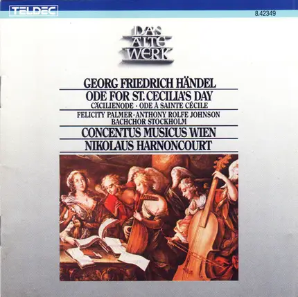 Händel - Ode For St. Cecilia's Day • Cäcilienode • Ode À Sainte Cécile