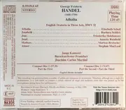 Double CD - Georg Friedrich Händel - Elisabeth Scholl • Barbara Schlick • Friederike Holzhausen • Annette Reinh - Athalia (English Oratorio In Three Acts)