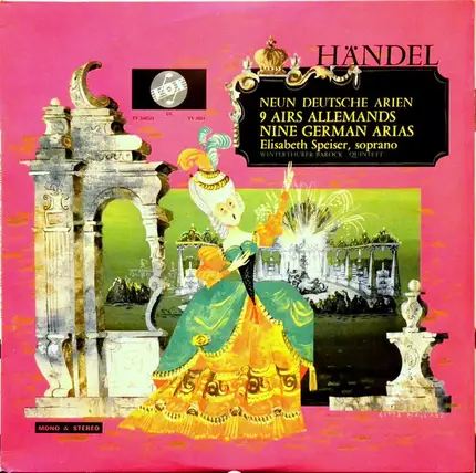 Händel - Elisabeth Speiser & Winterthurer Barock Quintett - Nine German Arias