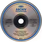 CD - Händel - Ode For St. Cecilia's Day