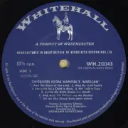 LP - Händel - Choruses From Handel Messiah - Mono