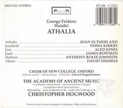 CD-Box - Händel - Athalia - Slipcase, Fatbox, Booklet Incl.