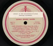 LP - Händel - Harp Concerto, Flute Concerto, Concerti Grossi