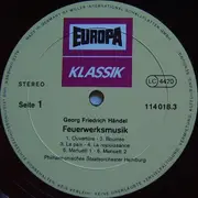 LP - Händel - Feuerwerksmusik, Wassermusik