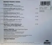 CD - Georg Friedrich Händel - 5 Organ Concertos 'The Cuckoo And The Nightingale'