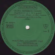 LP - Händel - Wolfgang Dallmann , Heidelberger Kammerorchester - Berühmte Orgelkonzerte