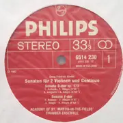 LP - Händel - Handel Trio Sontas