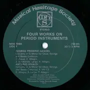 LP - Händel / Vivaldi / J. S. Bach / Mozart - Four Works On Period Instruments