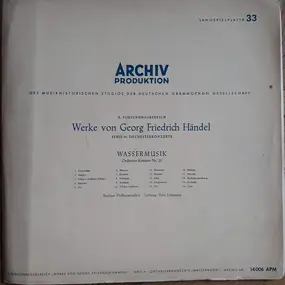 Georg Friedrich Händel - Wassermusik (Orchester-Konzert Nr. 25)