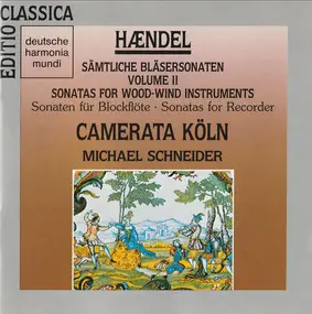 Georg Friedrich Händel - Sämtliche Bläsersonaten Volume II