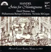 CD - Händel - Arias For Montagnana